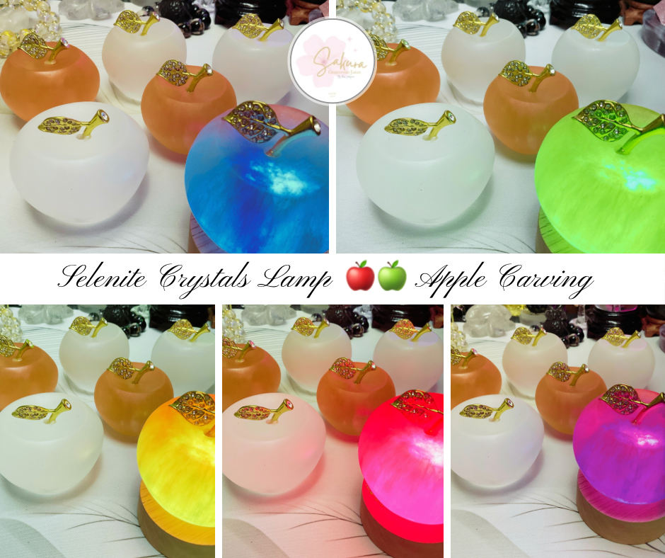 SELENITE Apple ππ lamp