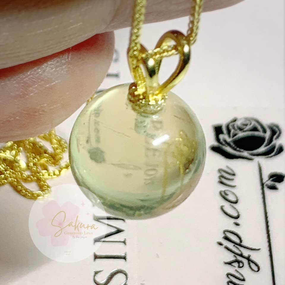 Natural Citrine s925 Necklace Pendant