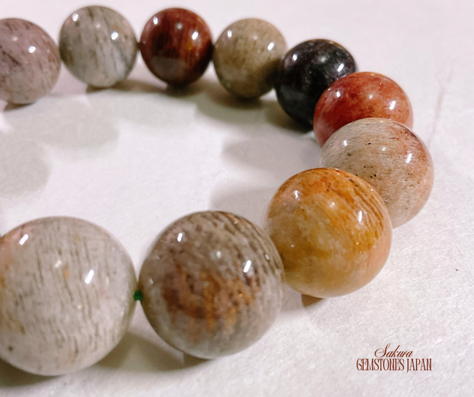 FOUR Season Garden Quartz Phantom Quartz Bracelet