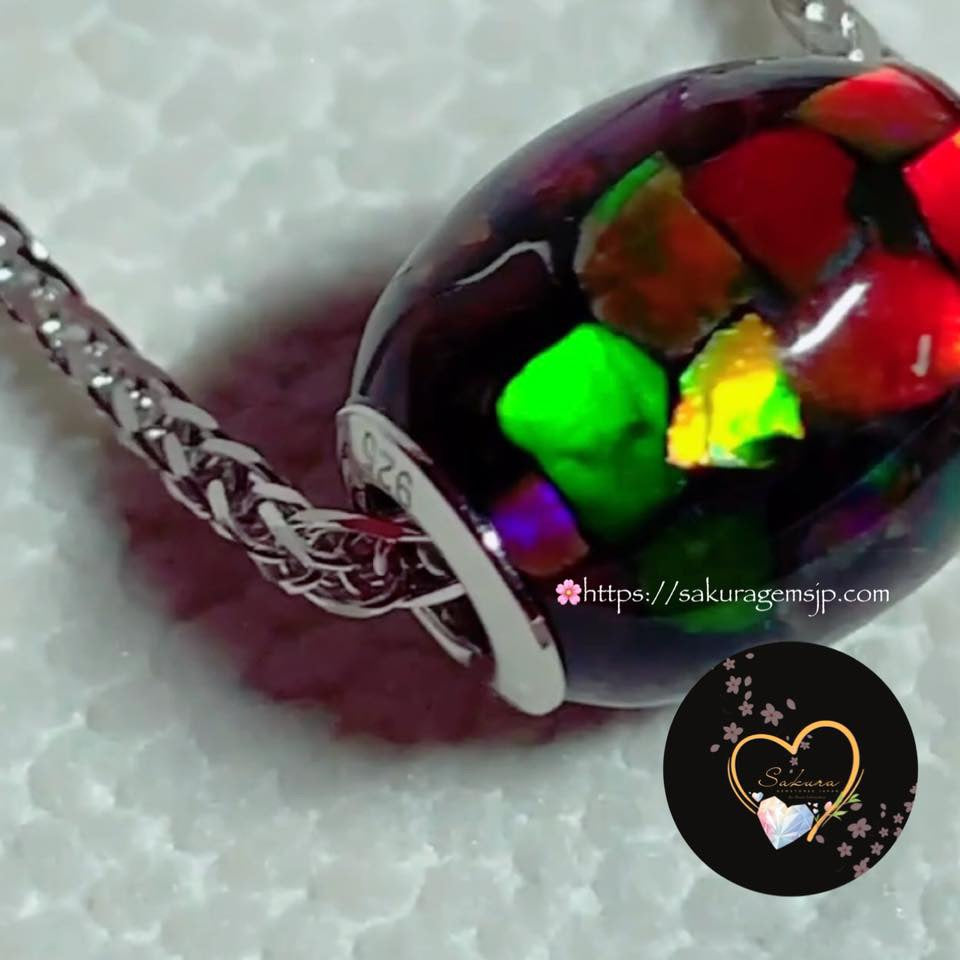 AMMONITE FOSSIL JEWEL💎s925 Silver Necklace