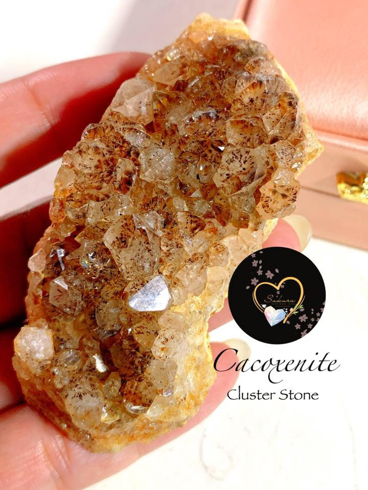 CACOXENITE Cluster Stone ~ Healing Crystal ~