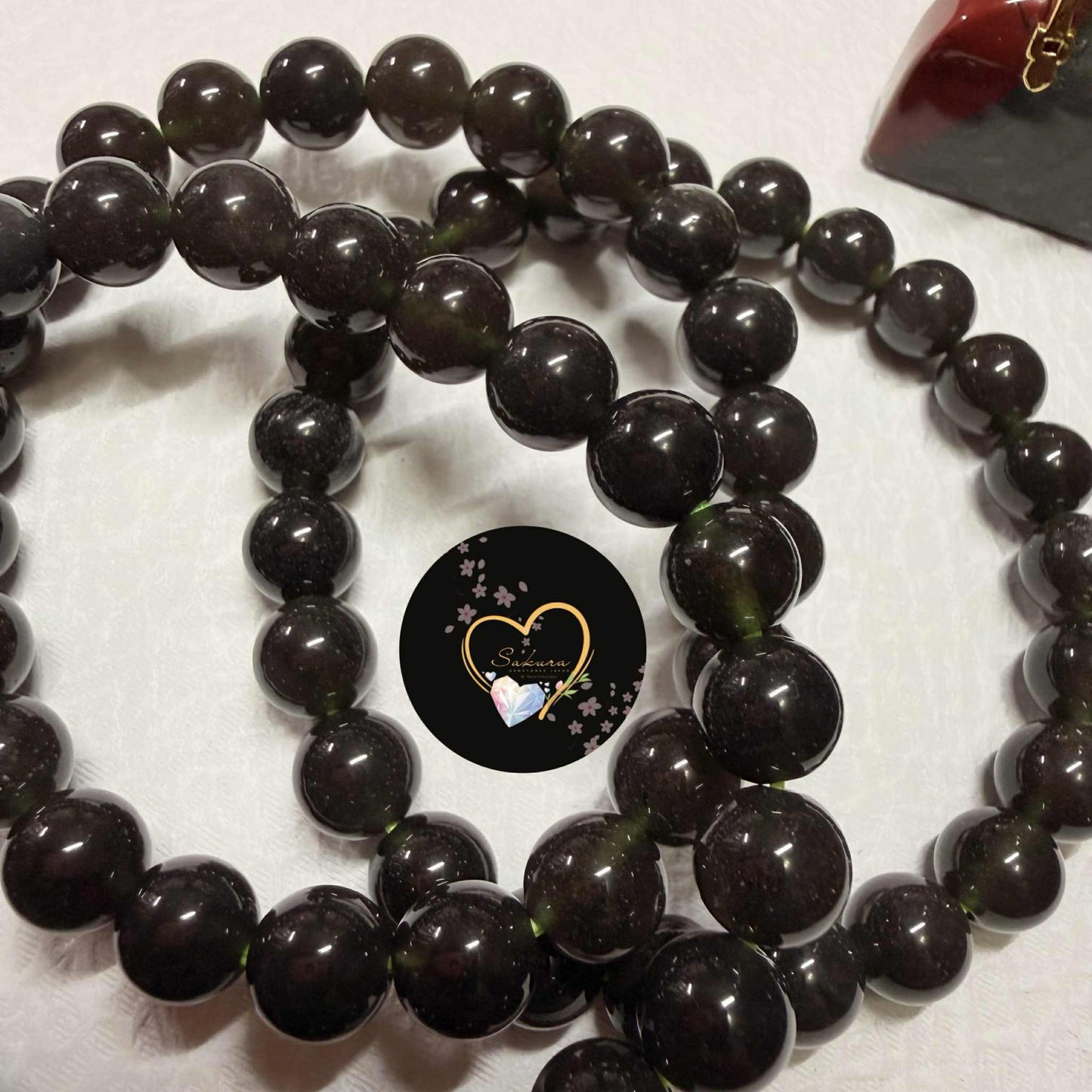 Natural Stone CHINTAMANI ( Saffordite ) Bracelet