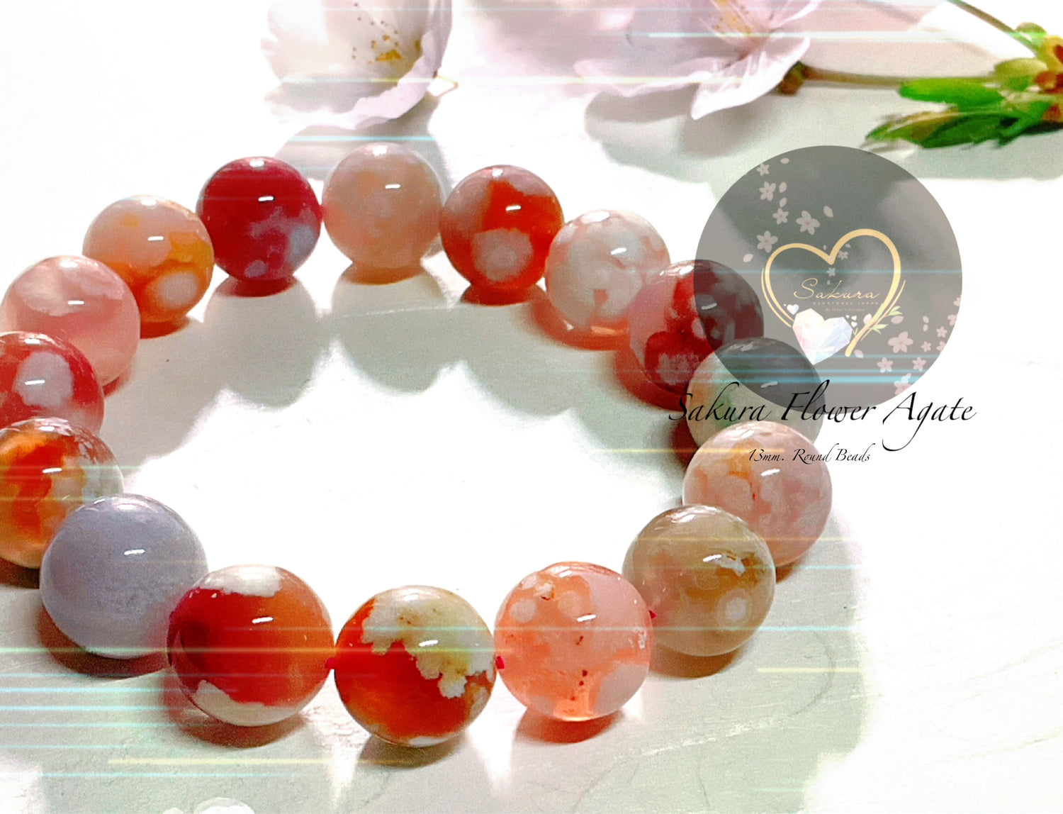 Sakura Flower Agate ( Cherry 🍒 Blossom Agate )