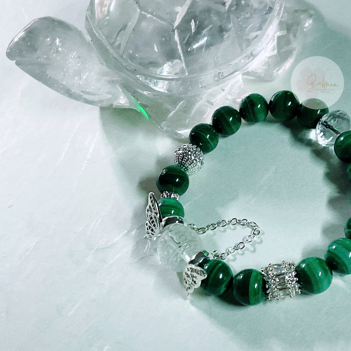 Malachite DESABURE Bracelet ~ Originally design by: sgj🌸