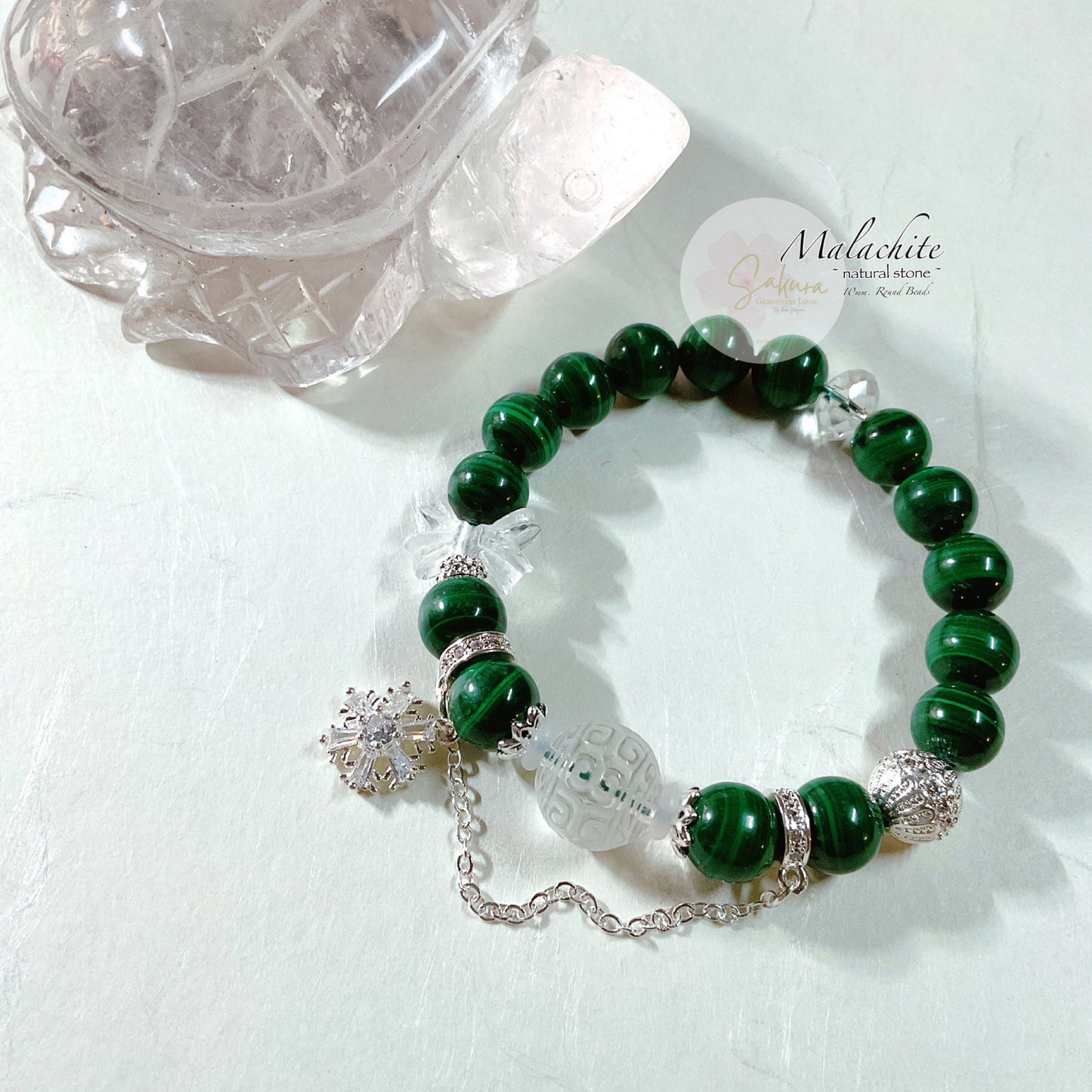 Malachite “ DESABURE “ Designed Bracelet