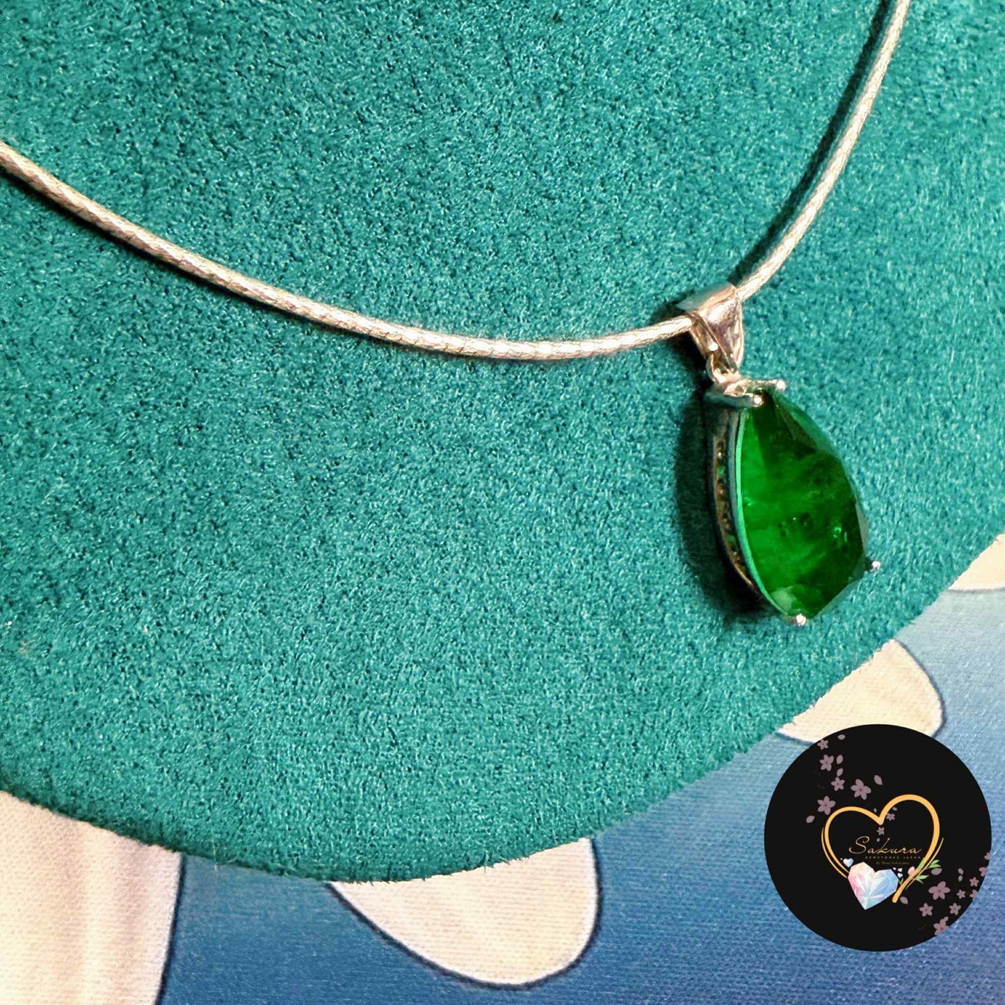 Silver s925 Green PARAIBA Drop Jewel Set ( gift set for her / birthday gift / Christmas gift in faceted cut ) Made from 産地: Italy🇮🇹