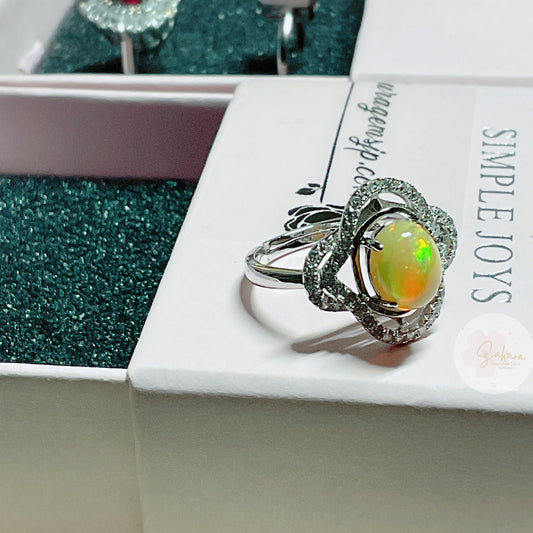 Stunning OPAL Ring s925 Sterling Silver