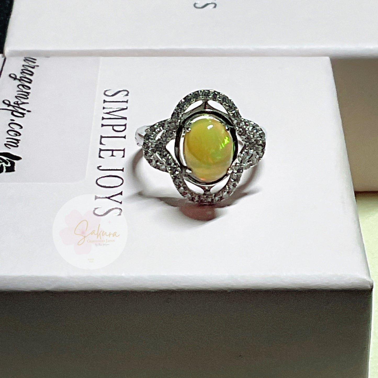 Stunning OPAL Ring s925 Sterling Silver