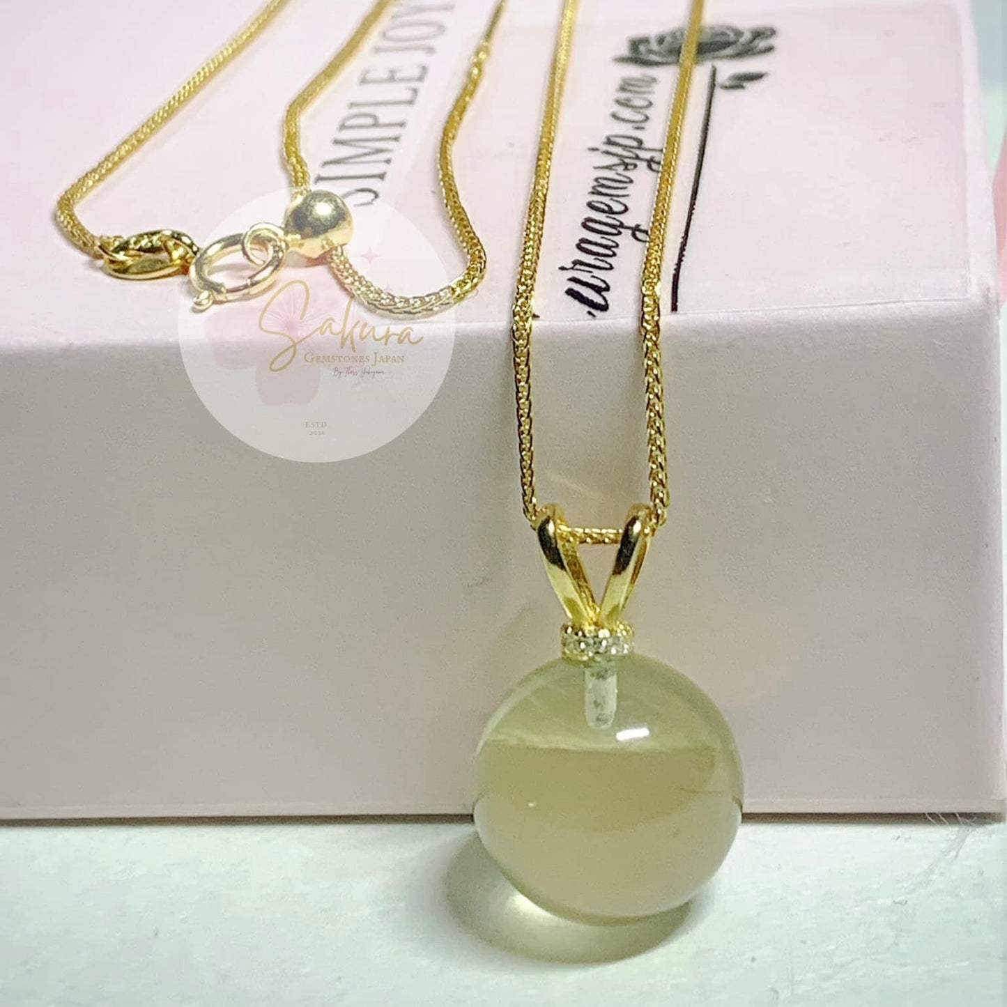 Natural Citrine s925 Necklace Pendant