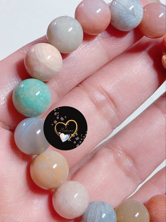 FOSSIL CORAL 🪸 Bracelet 9TAilFOX 🦊 Charms Bracelet