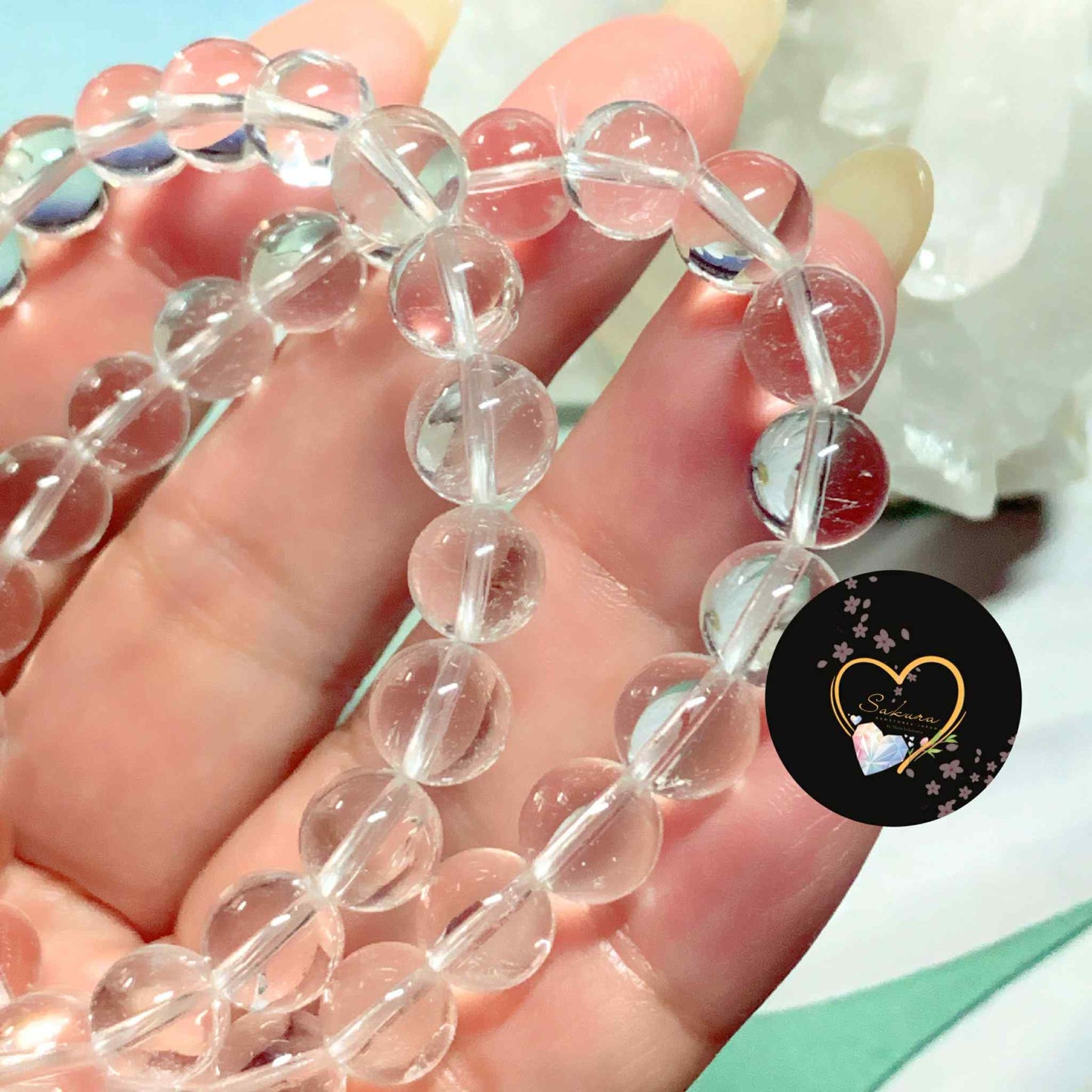 LEMURIAN Crystal in Quartz Bracelet