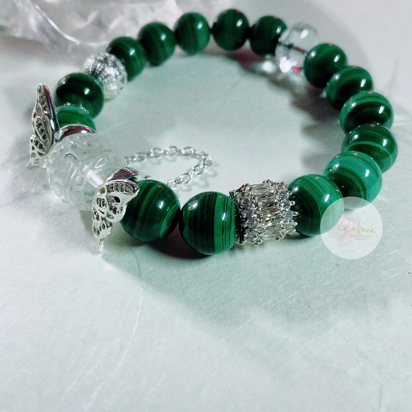 Malachite DESABURE Bracelet ~ Originally design by: sgj🌸