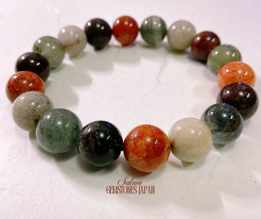 FOUR Season Garden Quartz  / Phantom Quartz Bracelet