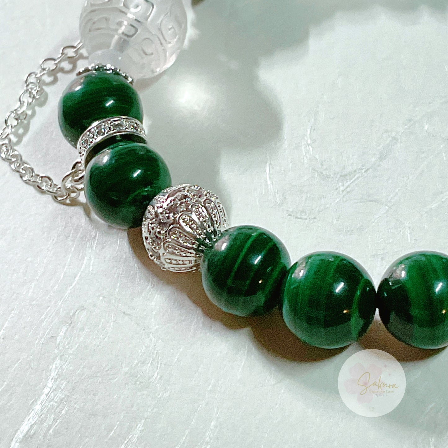 Malachite “ DESABURE “ Designed Bracelet