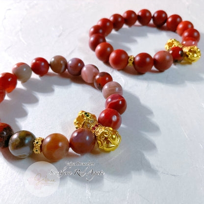 Southern RED Agate ~ Vajra Bracelet ~