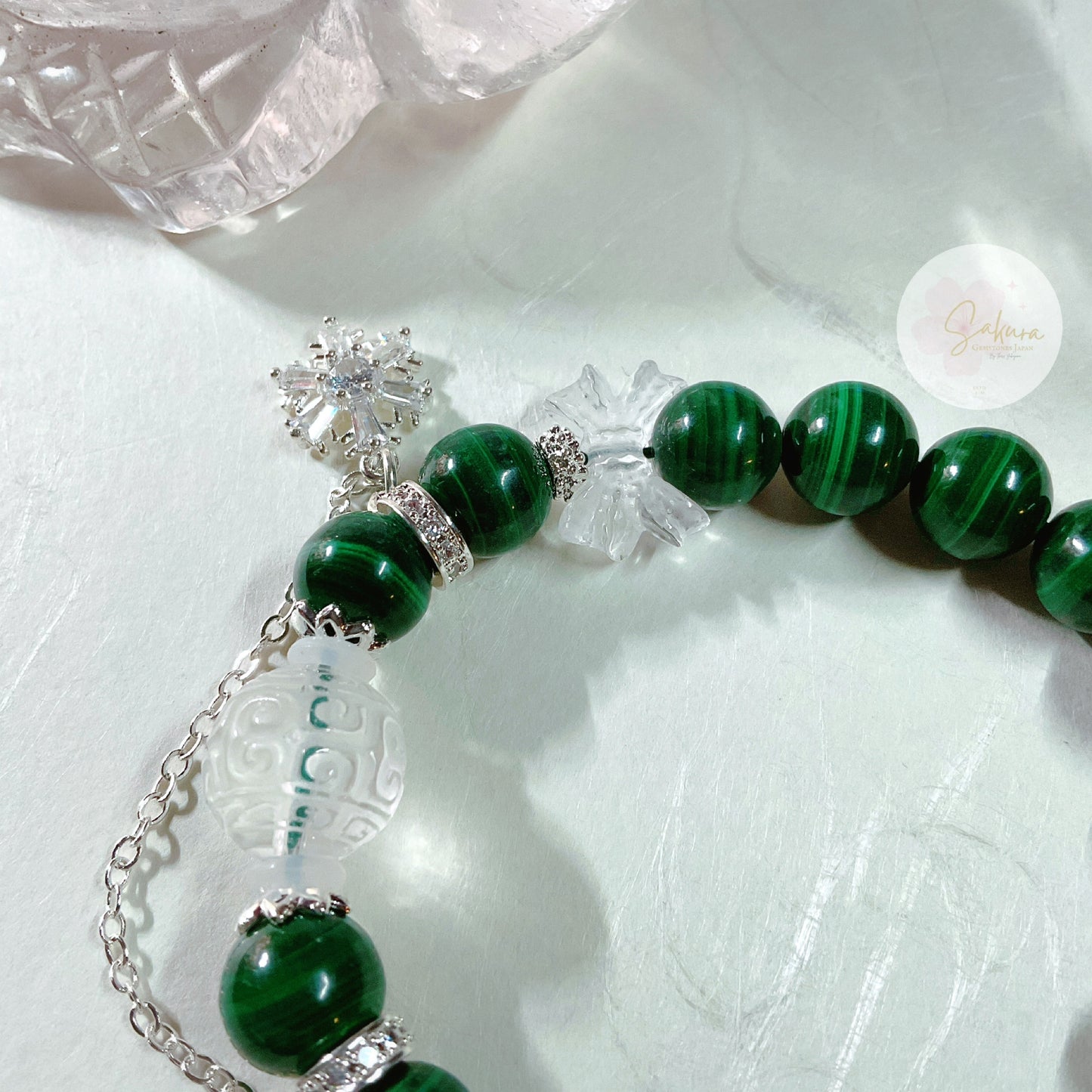 Malachite “ DESABURE “ Designed Bracelet