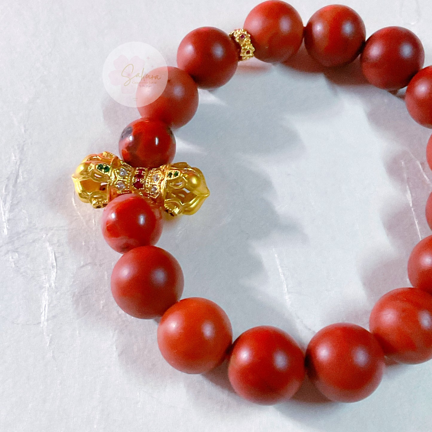 Southern RED Agate ~ Vajra Bracelet ~