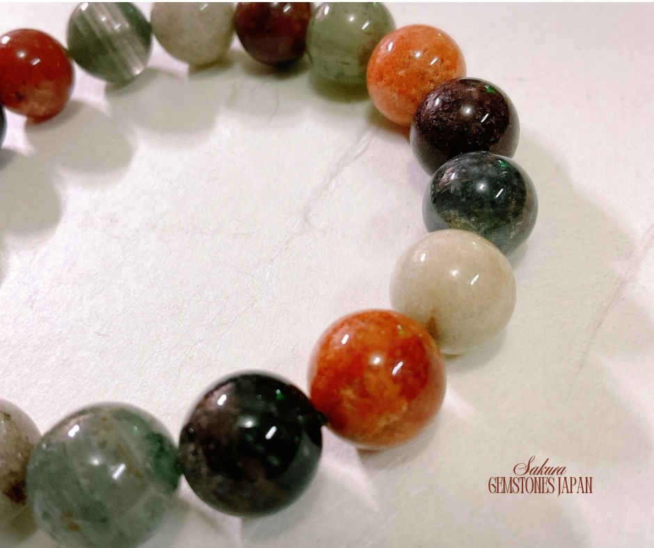 FOUR Season Garden Quartz  / Phantom Quartz Bracelet