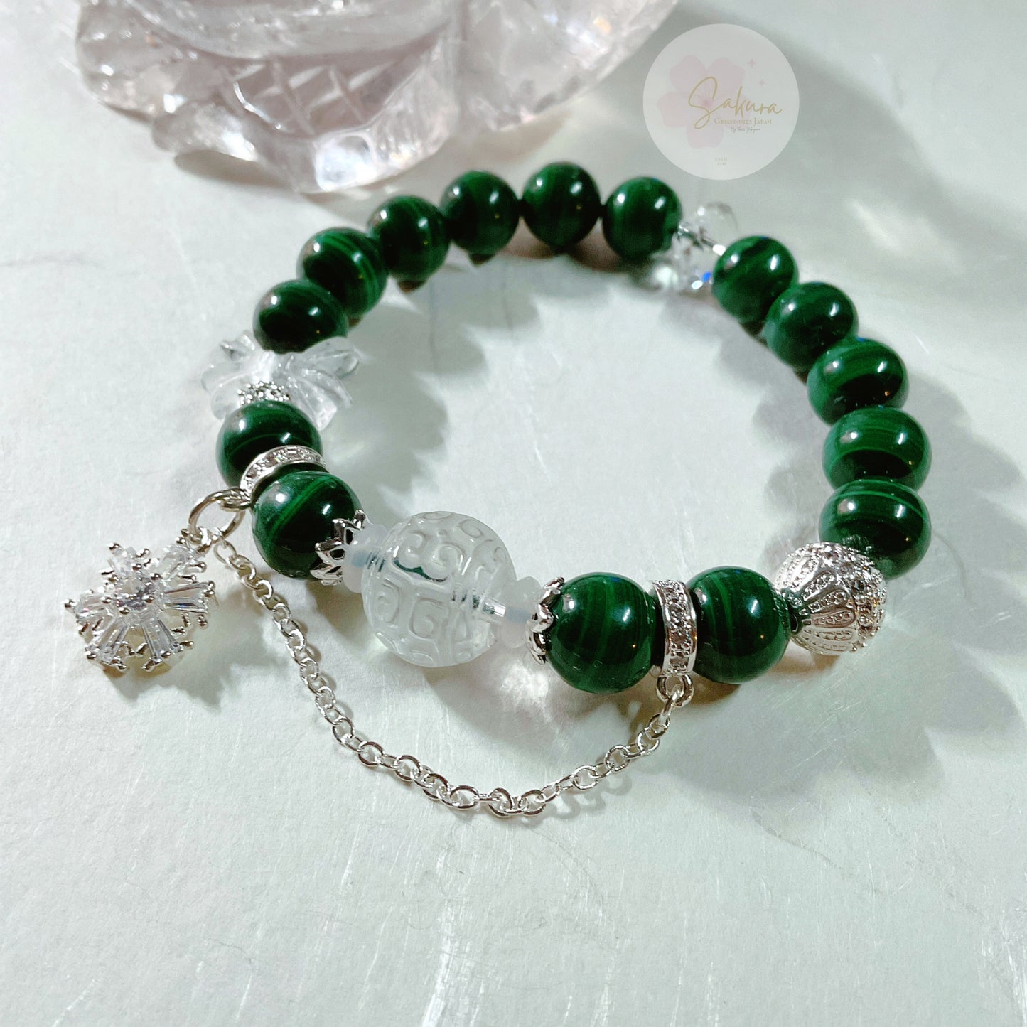 Malachite “ DESABURE “ Designed Bracelet