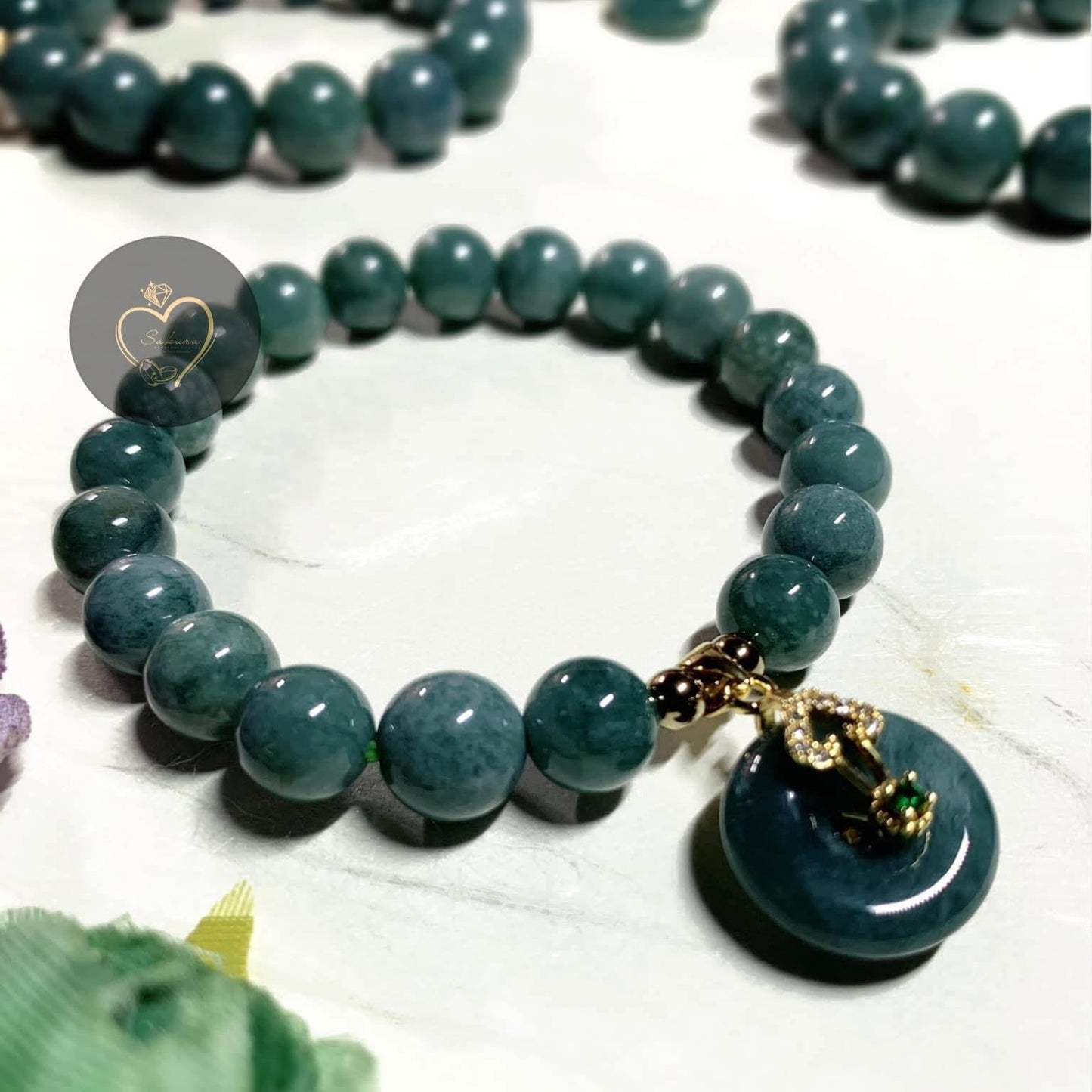 Blue JADE Bracelet