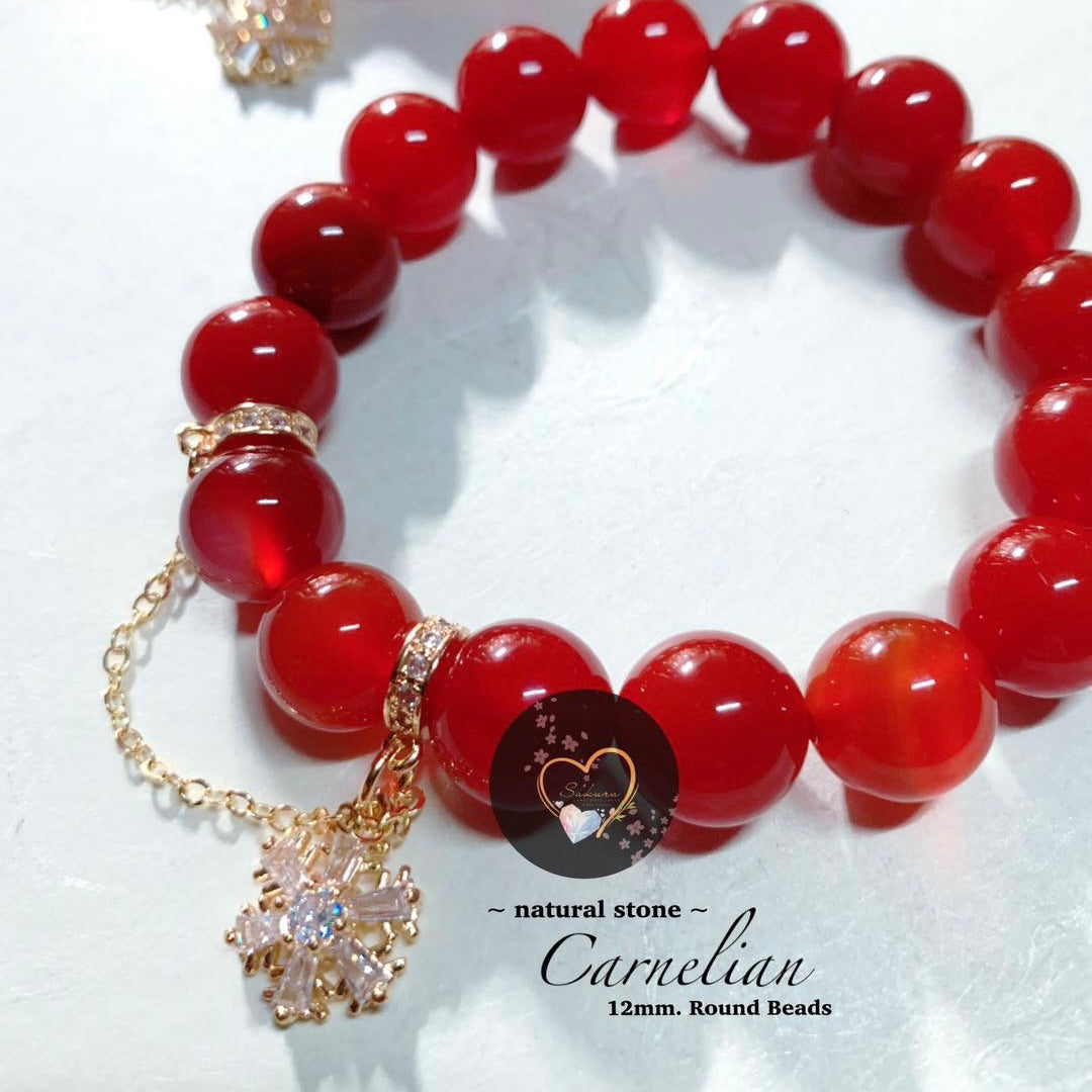 CARNELIAN Bracelet ( desabure by: im sakura )