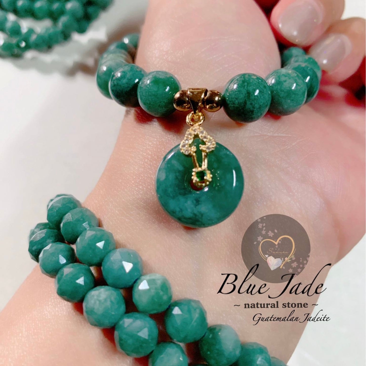 Blue JADE Bracelet