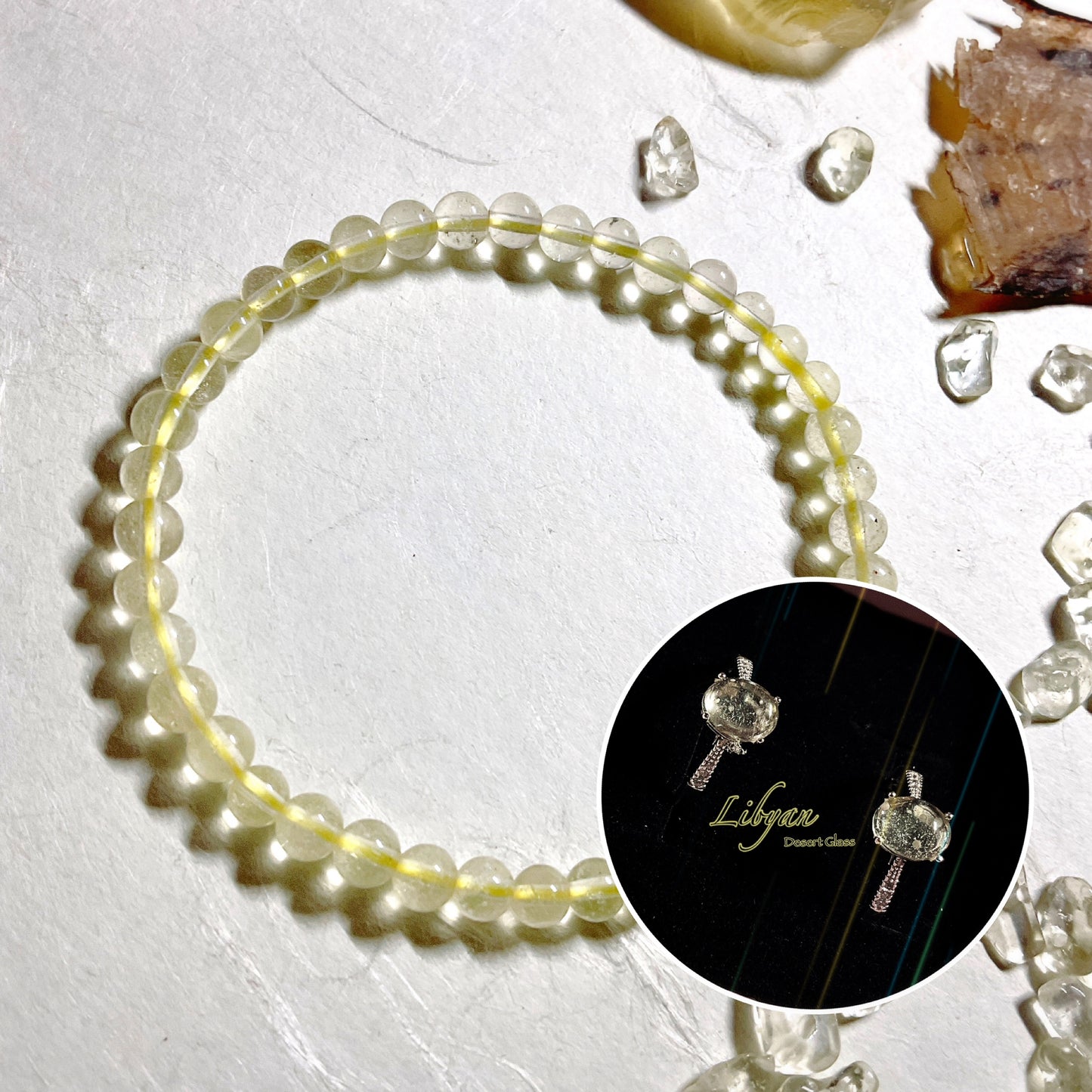 LIBYAN Desert Glass Bracelet