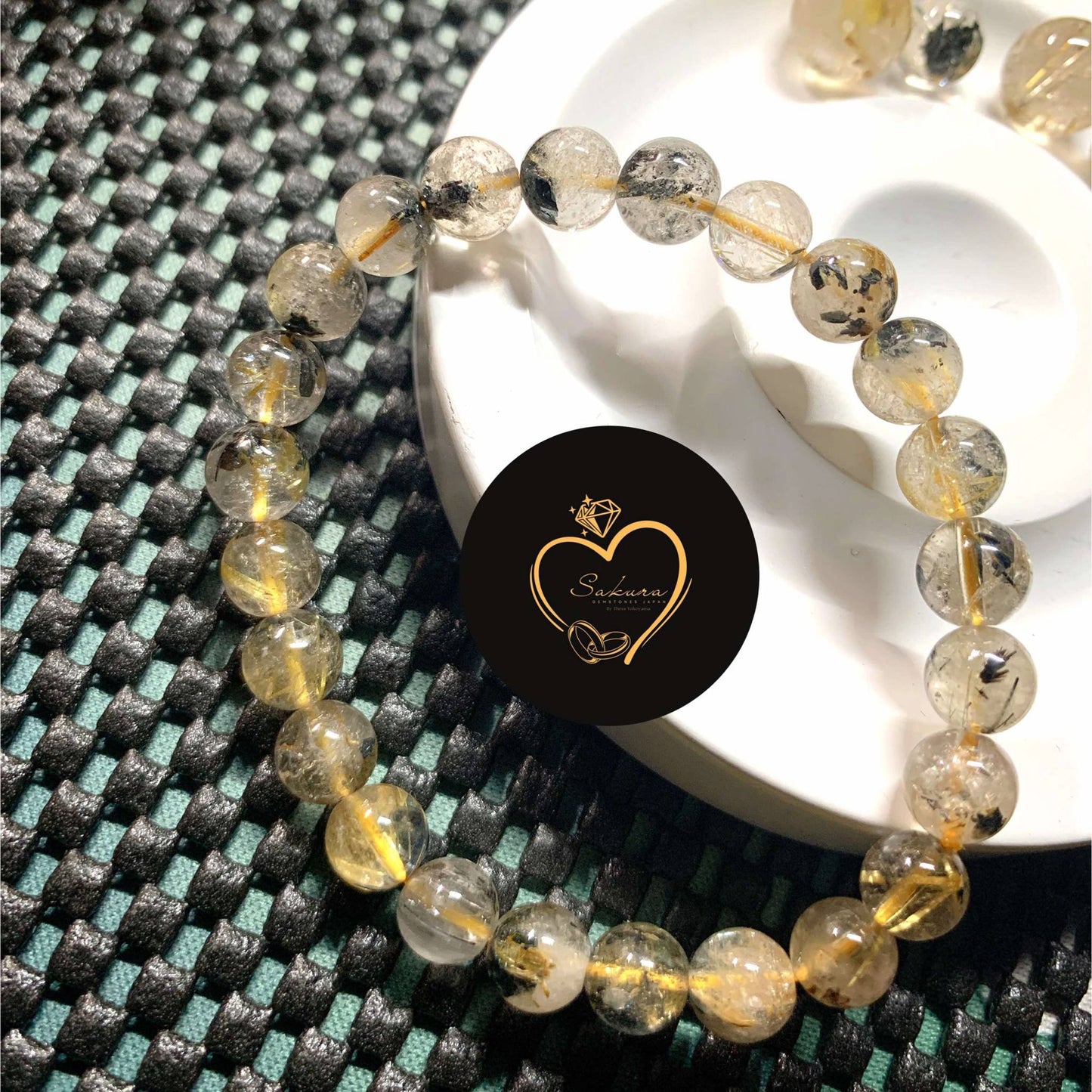 TAI-CHIN Golden Rutile in Quartz Bracelet