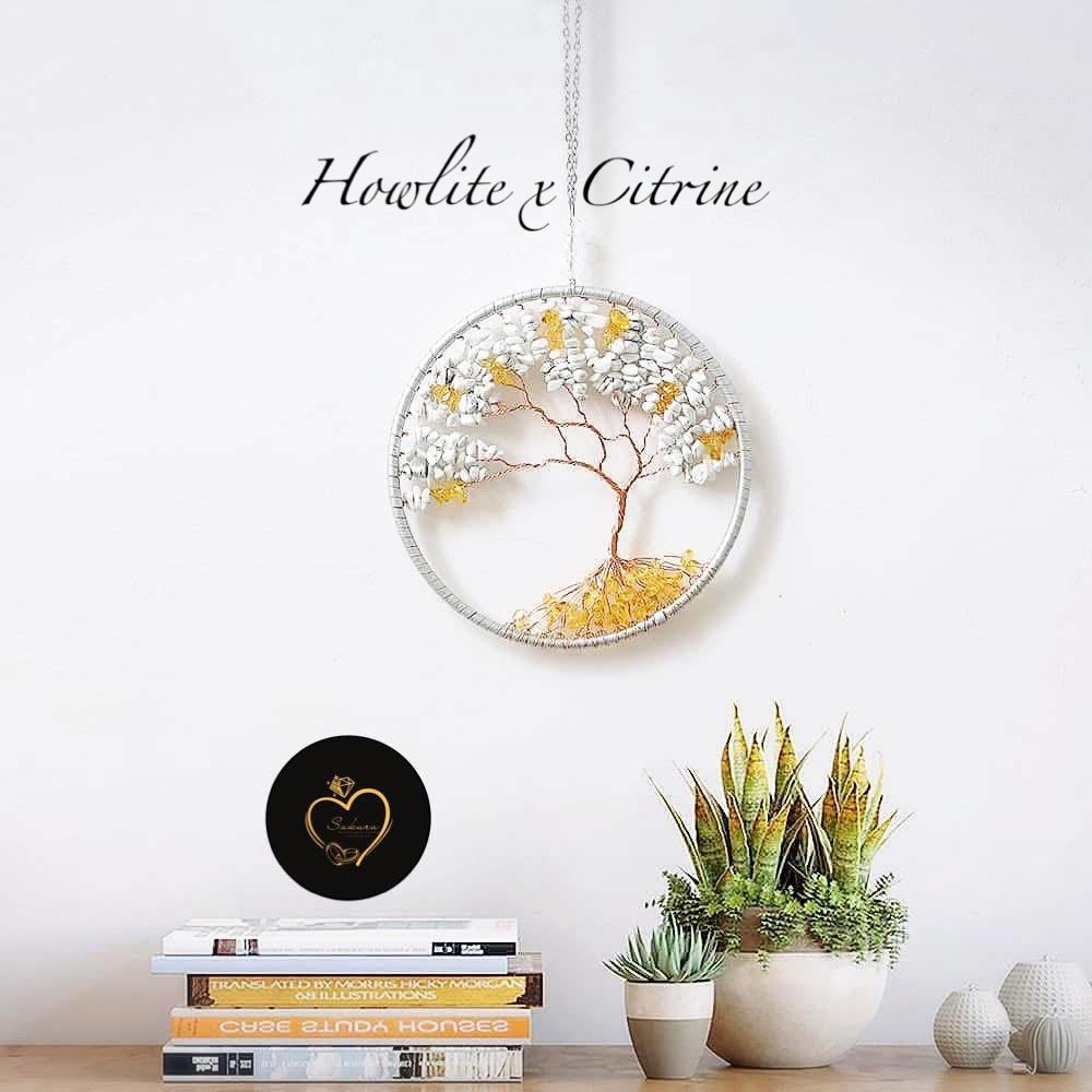 CRYSTALS Tree of life WALL Hanging