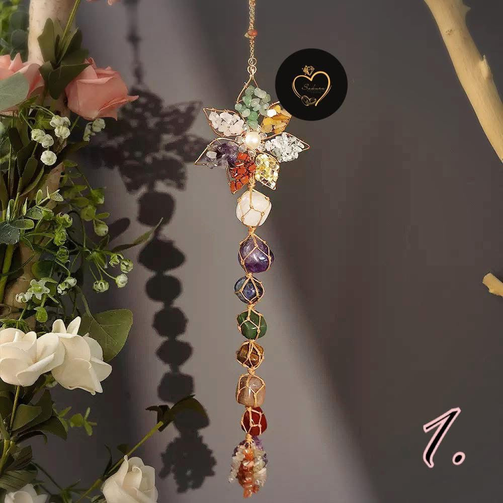 CHAKRA Crystal STAR 🌟 of life Wall Hanging