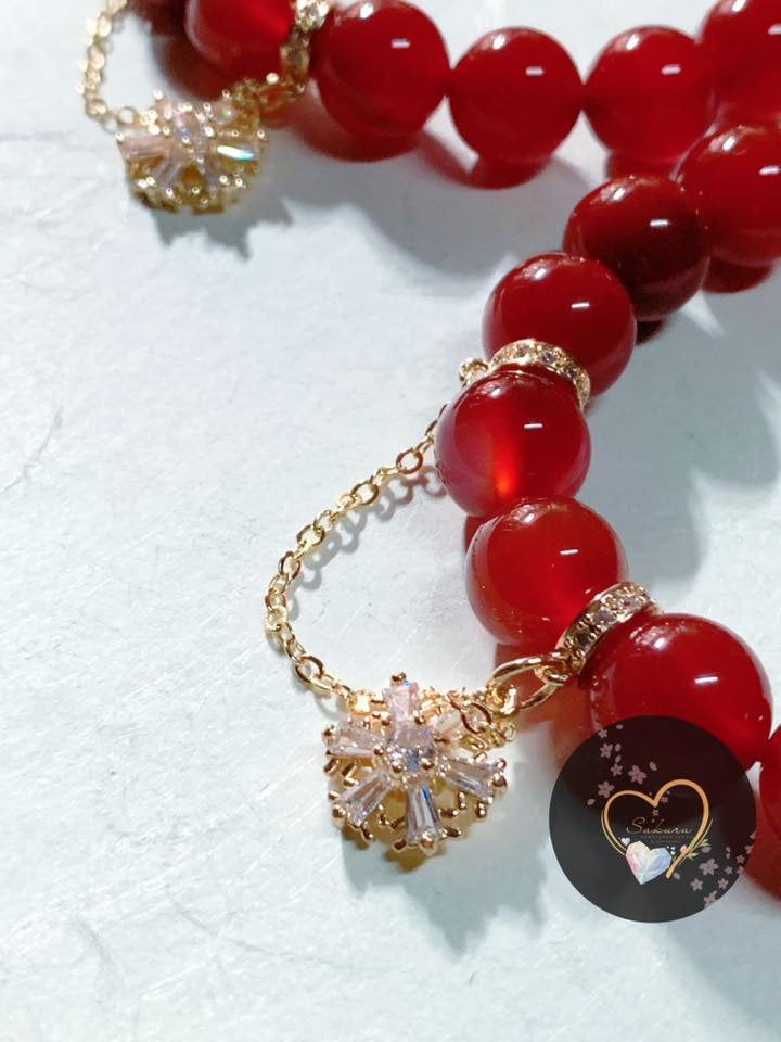 CARNELIAN Bracelet ( desabure by: im sakura )