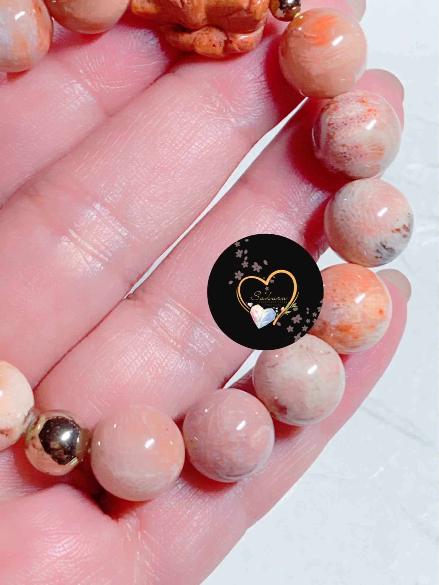 FOSSIL CORAL 🪸 Bracelet 9TAilFOX 🦊 Charms Bracelet