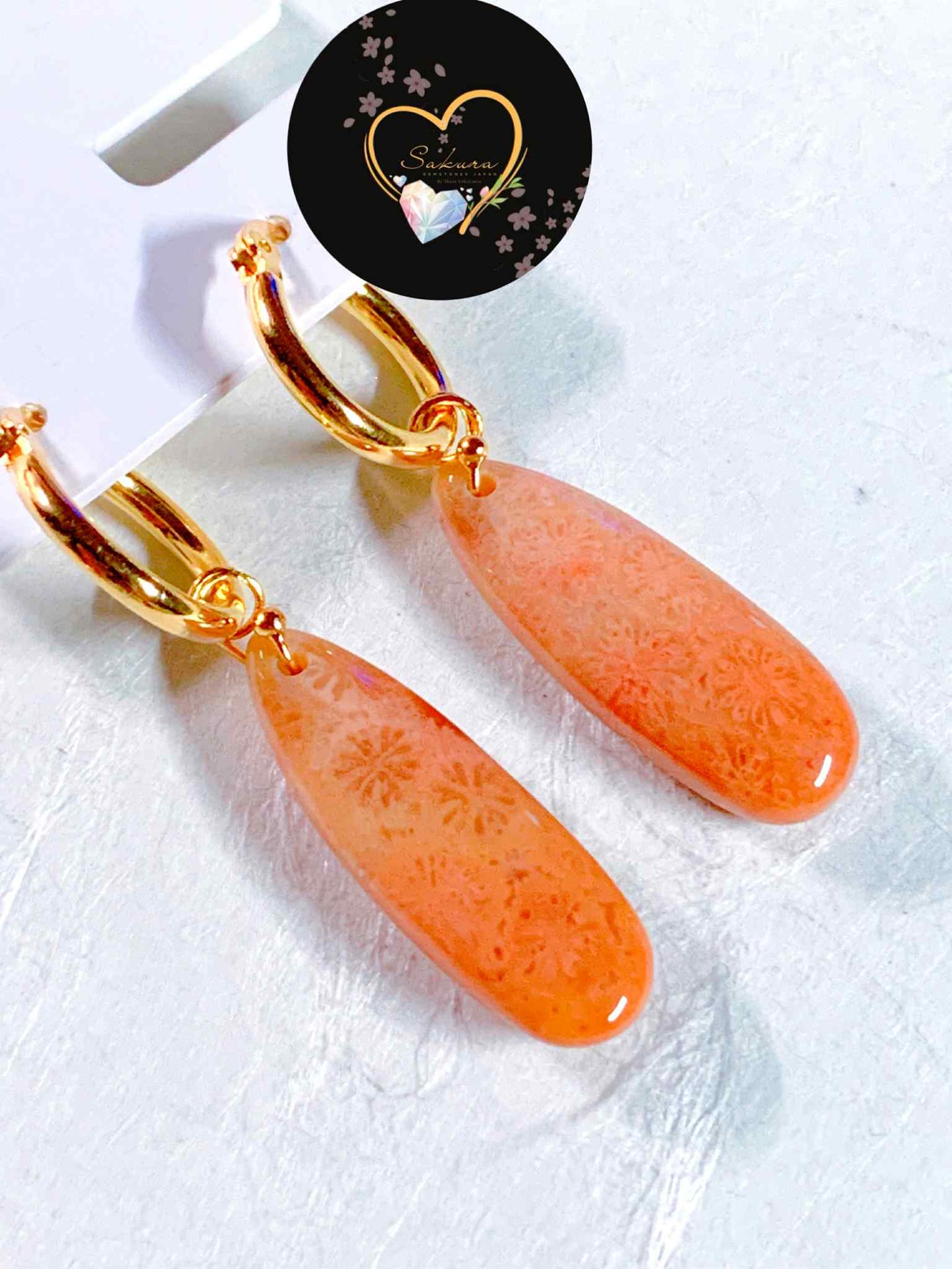 Fossil CORAL🪸s925 Dangling Earrings