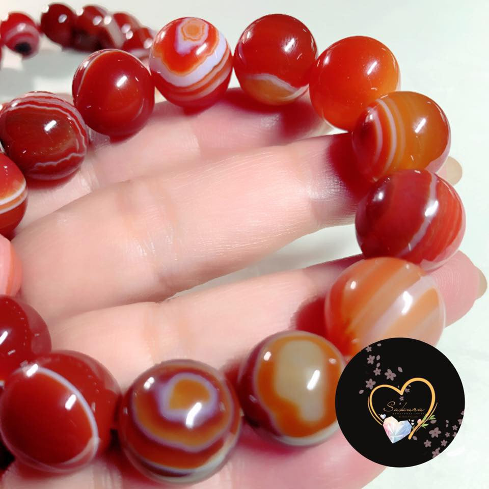 SKY EYE Red Agate Bracelet