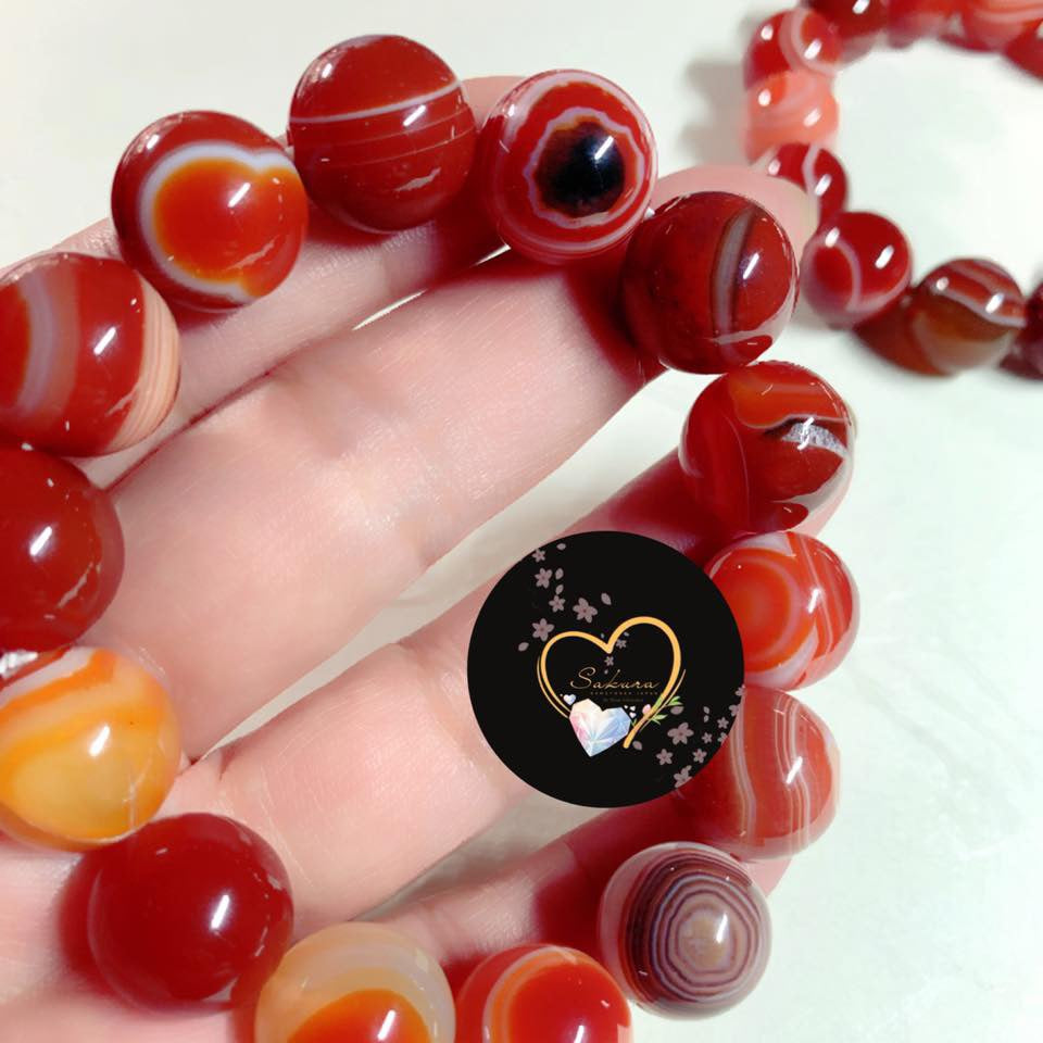 SKY EYE Red Agate Bracelet