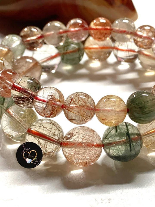 Multi-RUTILATED in Quartz Bracelet