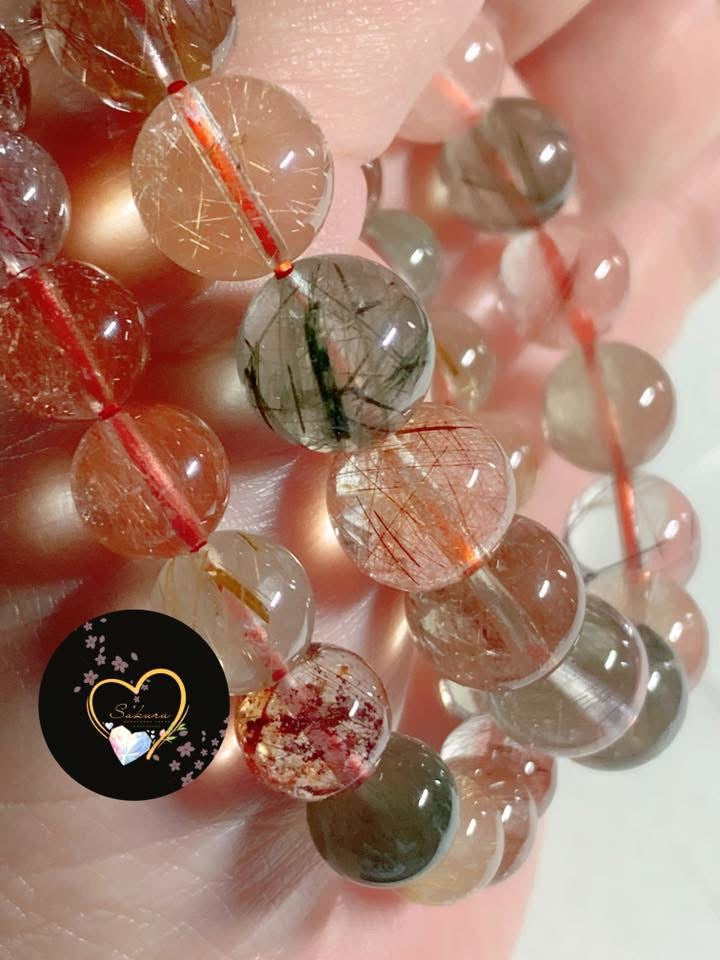 Multi-RUTILATED in Quartz Bracelet