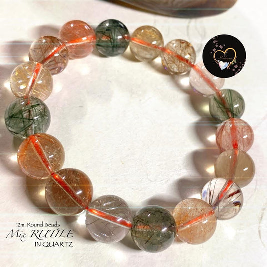 Multi-RUTILATED in Quartz Bracelet