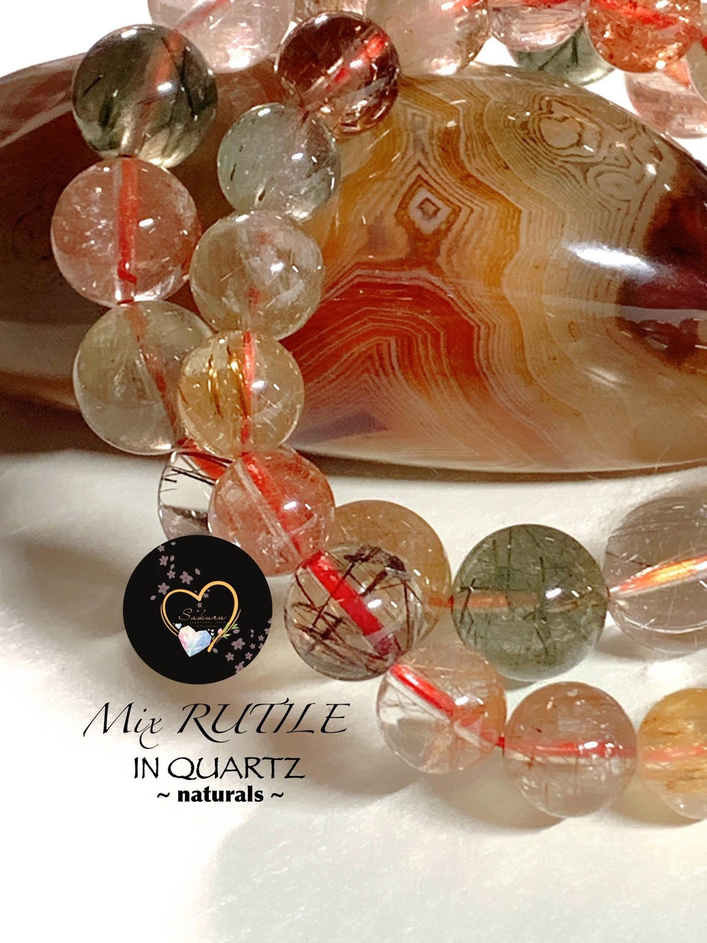 Multi-RUTILATED in Quartz Bracelet
