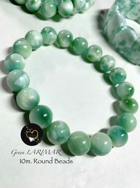 SNOWFLAKE Jade / GREEN LARIMAR