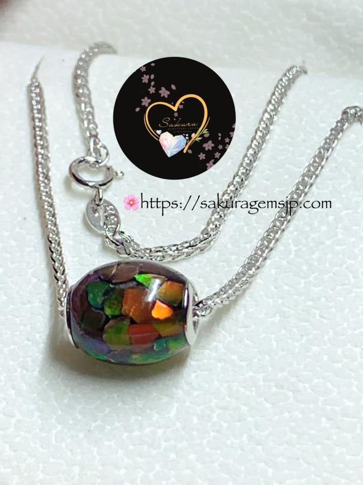 AMMONITE FOSSIL JEWEL💎s925 Silver Necklace