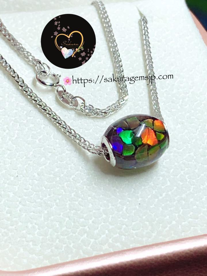 AMMONITE FOSSIL JEWEL💎s925 Silver Necklace