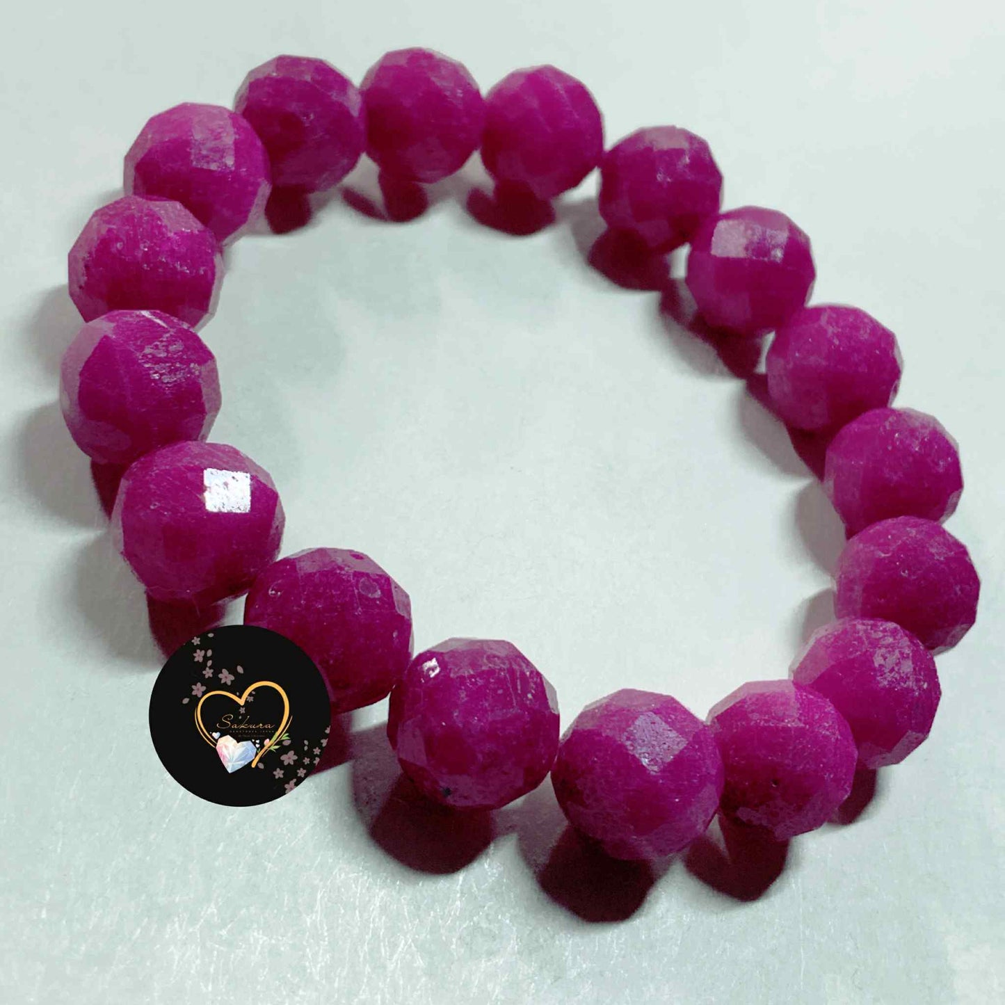 Natural Raw Stone Natural RUBY Bracelet ✨rare✨ NO HEAT TREATMENT