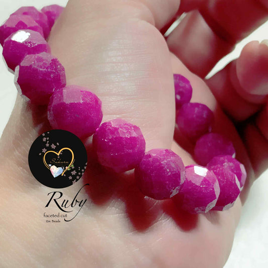 Natural Raw Stone Natural RUBY Bracelet ✨rare✨ NO HEAT TREATMENT