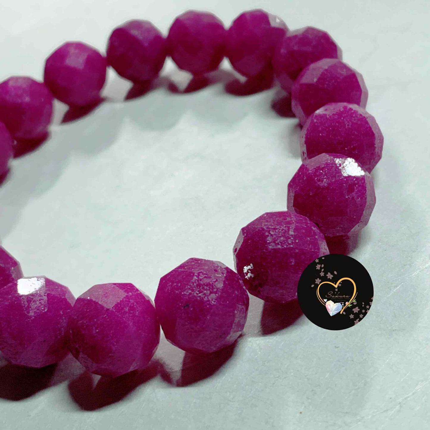 Natural Raw Stone Natural RUBY Bracelet ✨rare✨ NO HEAT TREATMENT