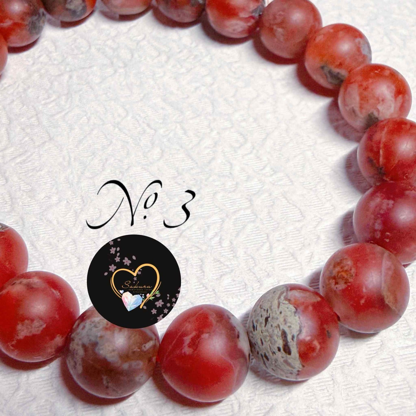 IRON Shell ( Vintage Gaze ) Southern RED Agate Bracelet