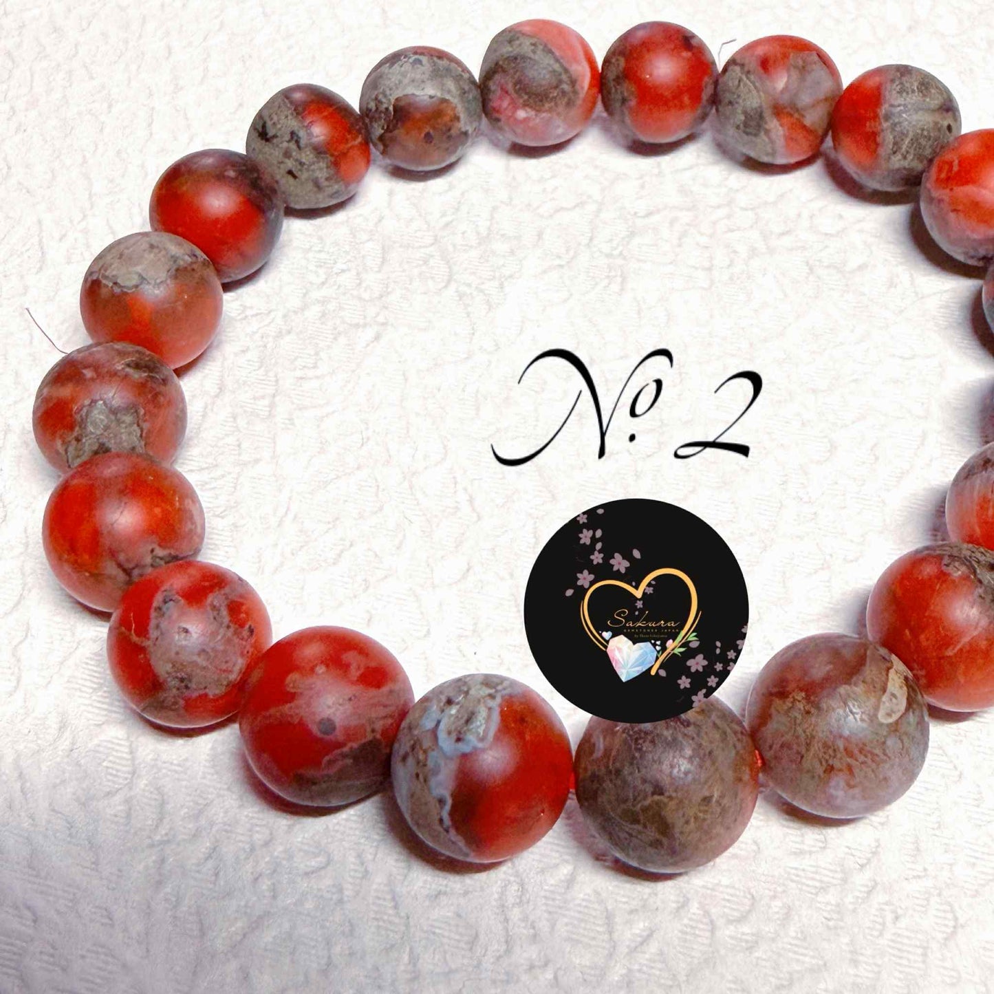 IRON Shell ( Vintage Gaze ) Southern RED Agate Bracelet