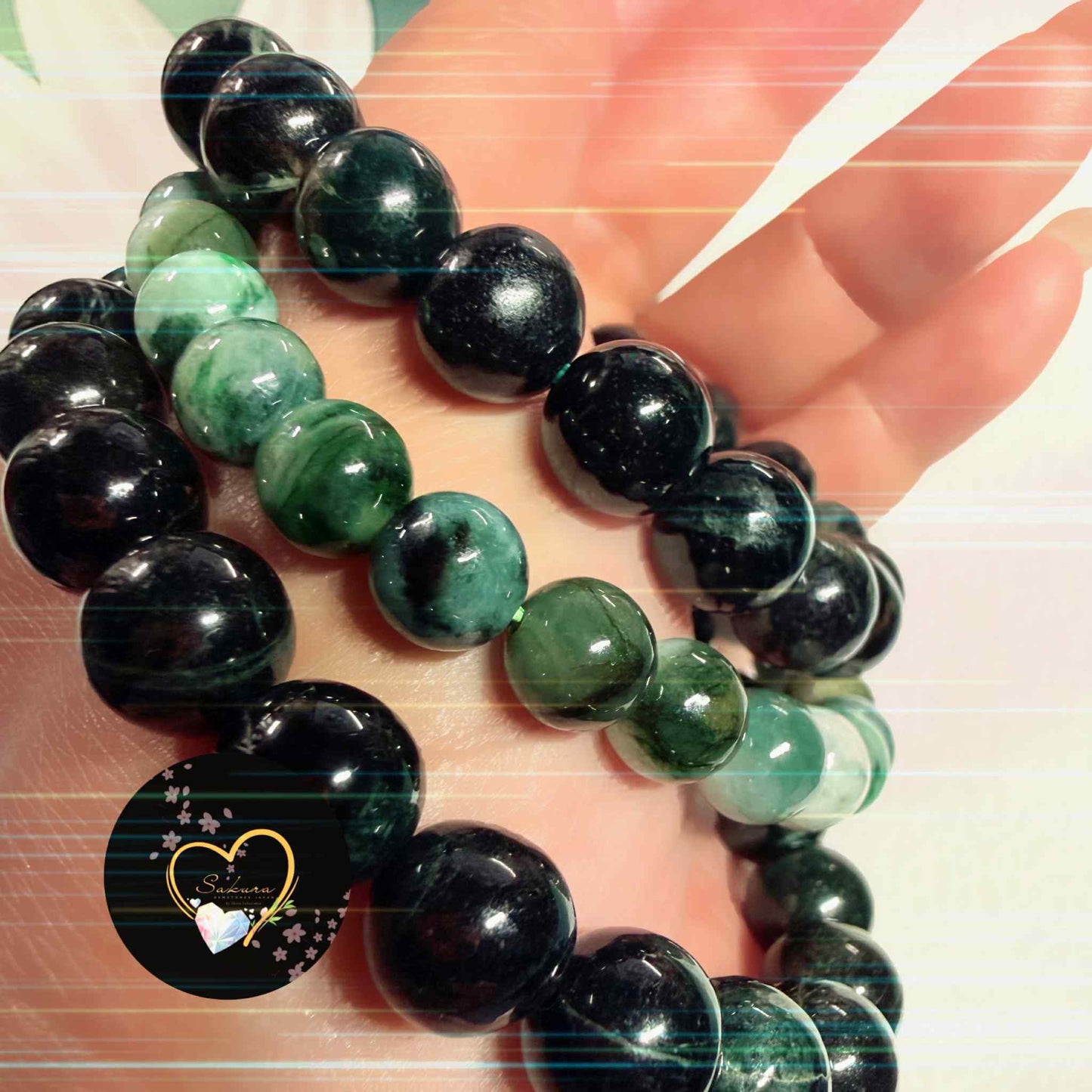 Natural BLACK Jade Bracelet