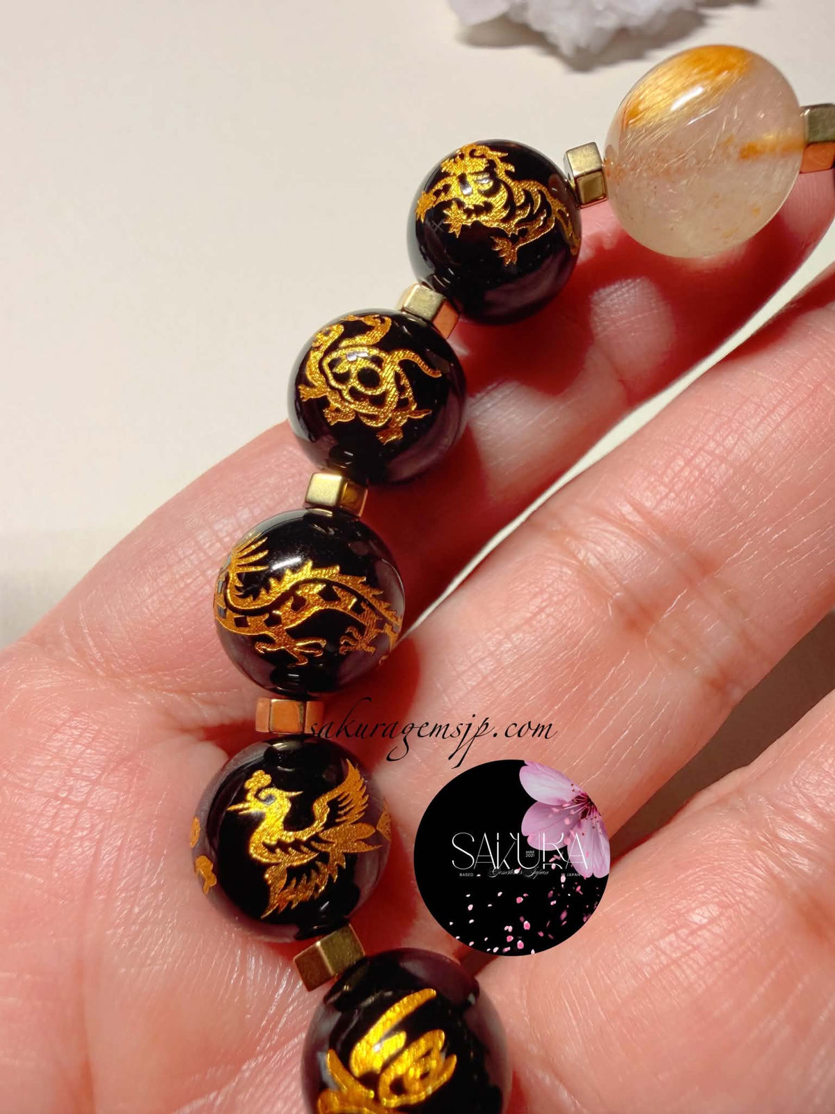 Kuji Goshinbo + The Four Gods + Rutilated Quartz
