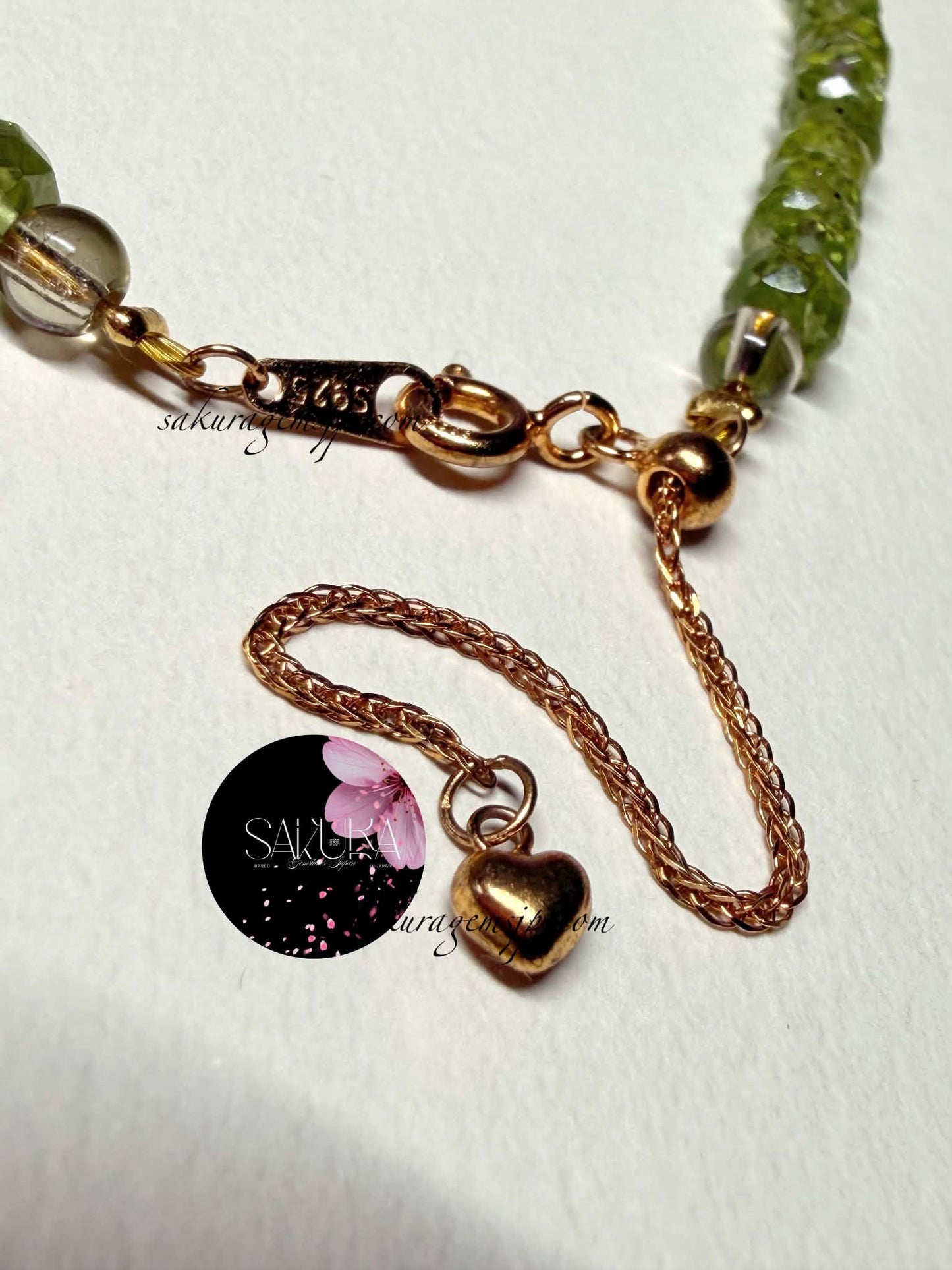 Rondelle-Cut-faceted PERIDOT Bracelet